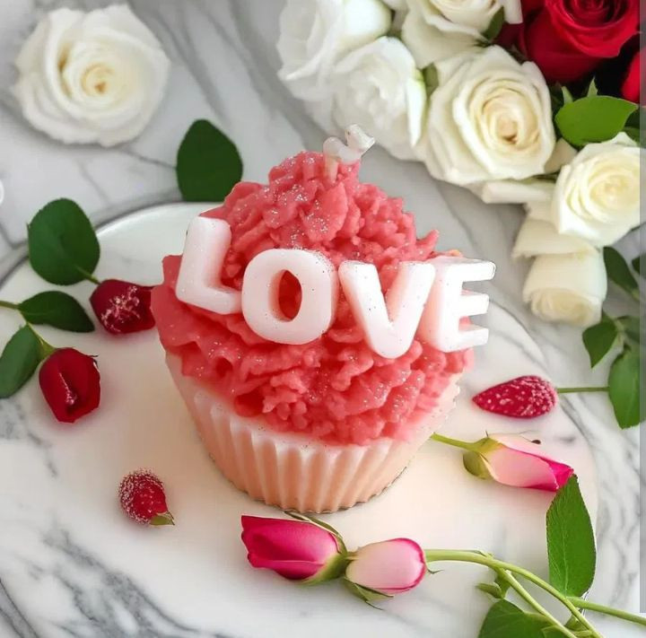شمع معطر طرح کاپ کیک فانتزی و خوشبو عطرین برای هدیه 🧁 - تولید کننده شمع