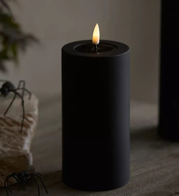 شمع استوانهای مشکی بلند برای مراسم گرامیداشت و دکوراسیون خاص 🕯️ - تولید کننده شمع