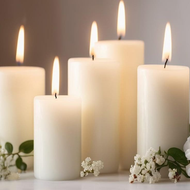 شمع استوانه ای بزرگ قطر ۶ سانتی متر برای دکوراسیون مدرن و مراسم🕯️✨️ - تولید کننده شمع