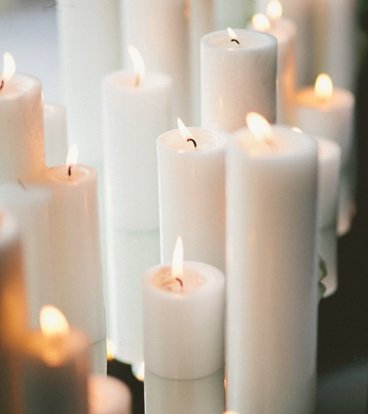 شمع استوانه ای بزرگ دکوری با زمان سوخت بالا🕯️✨️ - تولید کننده شمع