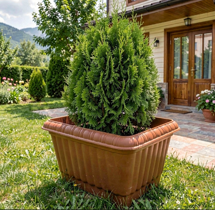 گلدان پلاستیکی شیک و پرطرفدار برای گیاهان آپارتمانی