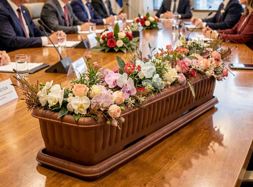 گلدان مستطیلی با کیفیت امیدپلاست