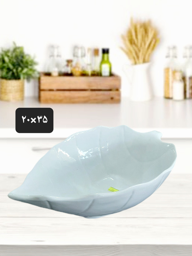 کشکول طرح برگ چینی مناسب برای سالاد و پیشغذا