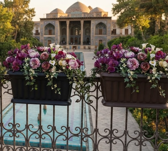 گلدان نرده ای ارزان عمده