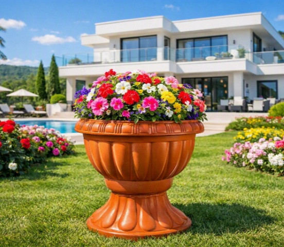 گلدان رنگارنگ برای هدیه و استفاده خانگی